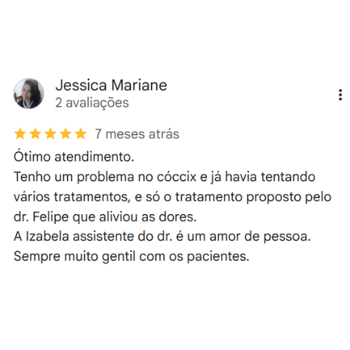 Depoimento Google Dr. Felipe Gomes