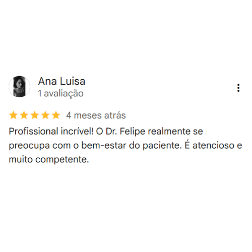 Depoimento Google Dr. Felipe Gomes